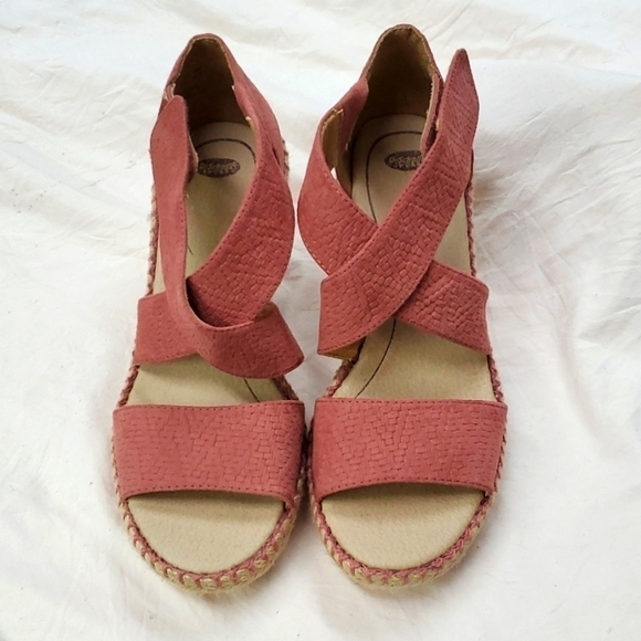 New whit tag Dr. Scholl's Vacay Womens' Wedge Sandals, Size: 8.5 Red - Picture 6 of 6